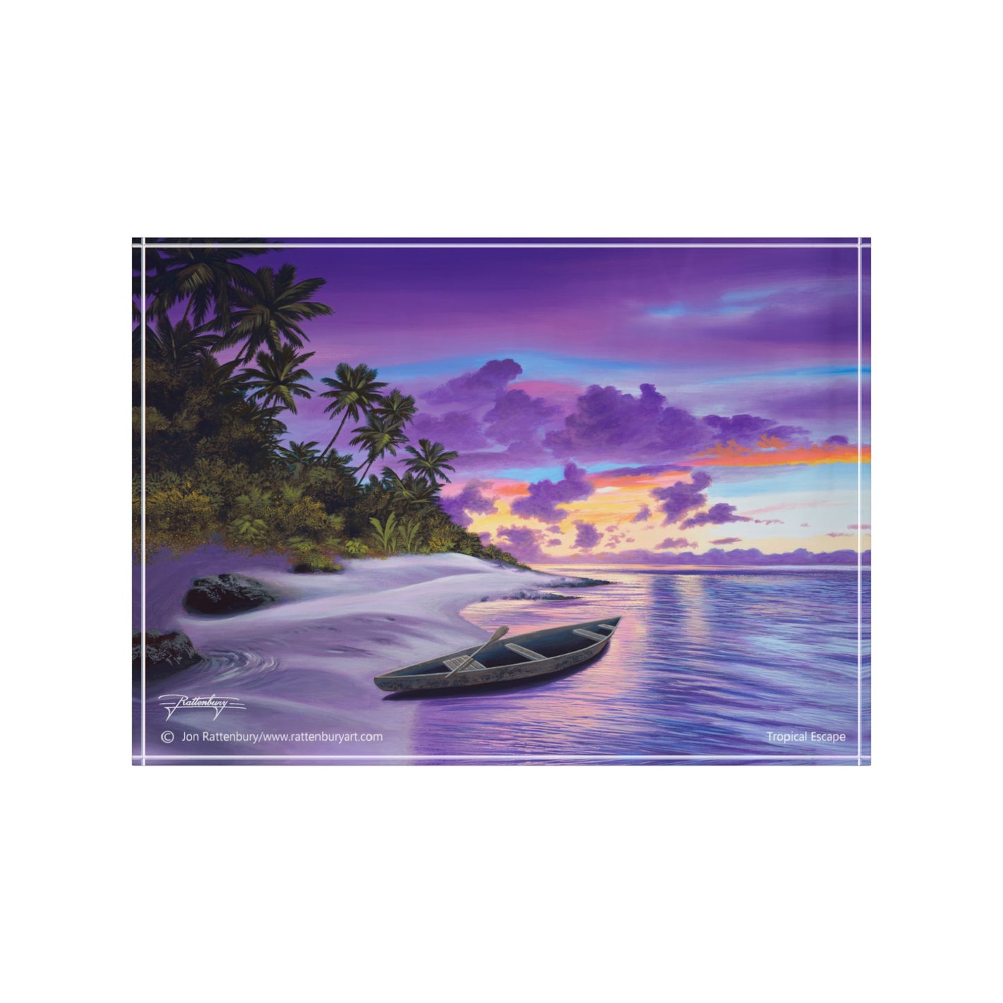 Acrylic Photo Block - Tropical Escape