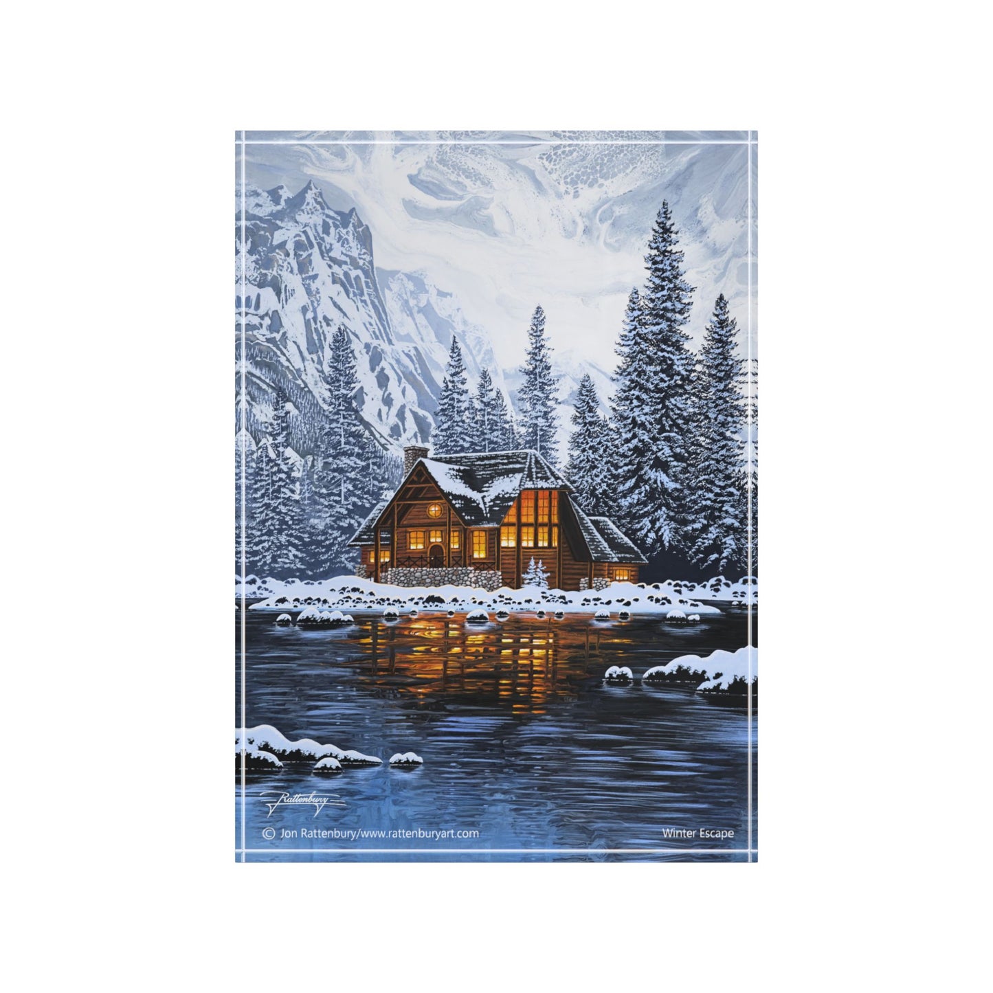 Acrylic Photo Block - Winter Escape