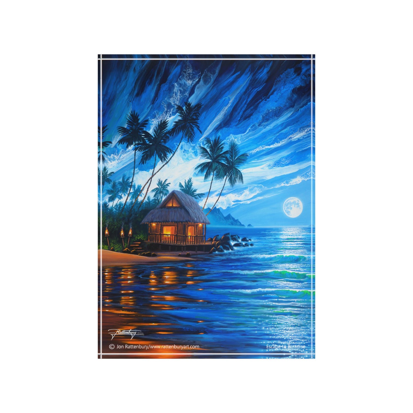 Acrylic Photo Block - Escape to Paradise