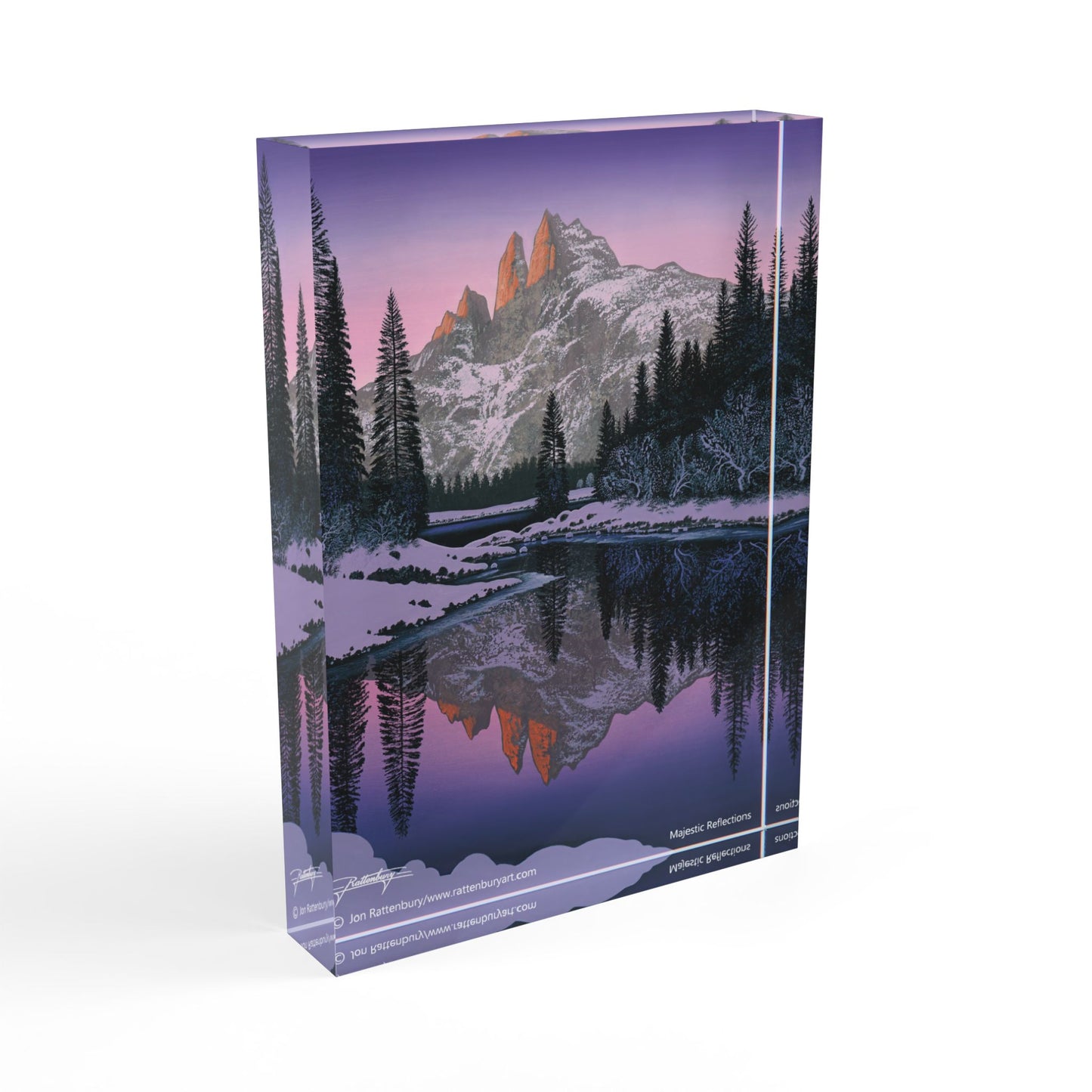 Acrylic Photo Block - Majestic Reflections