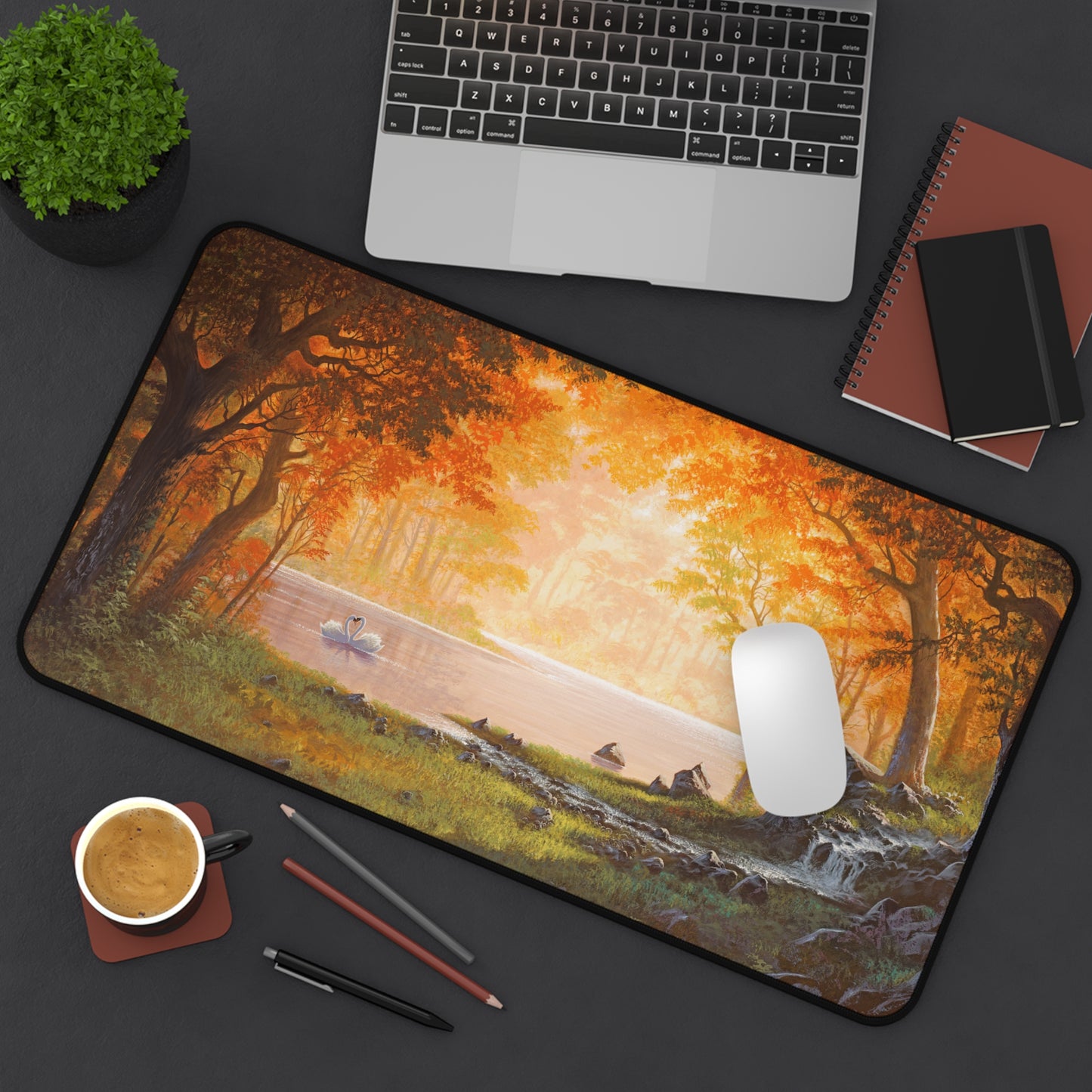 Desk Mat - Autumn Heart