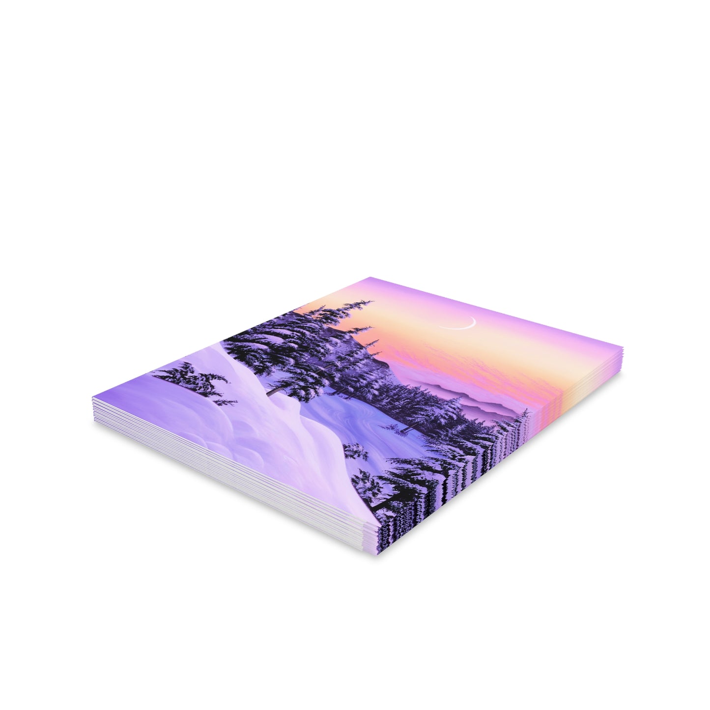 Greeting cards (8, 16, or 24 pack) - Winter Moon