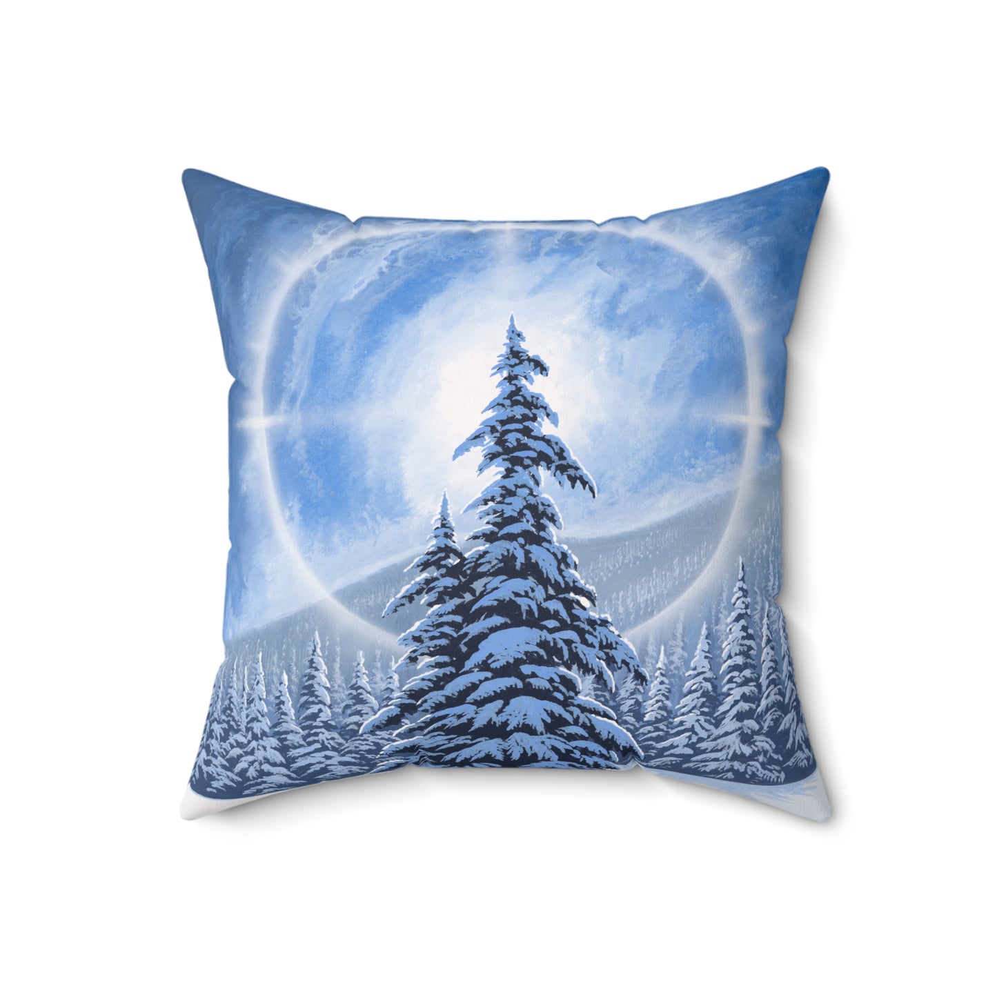 Spun Polyester Square Pillow - Enlightened