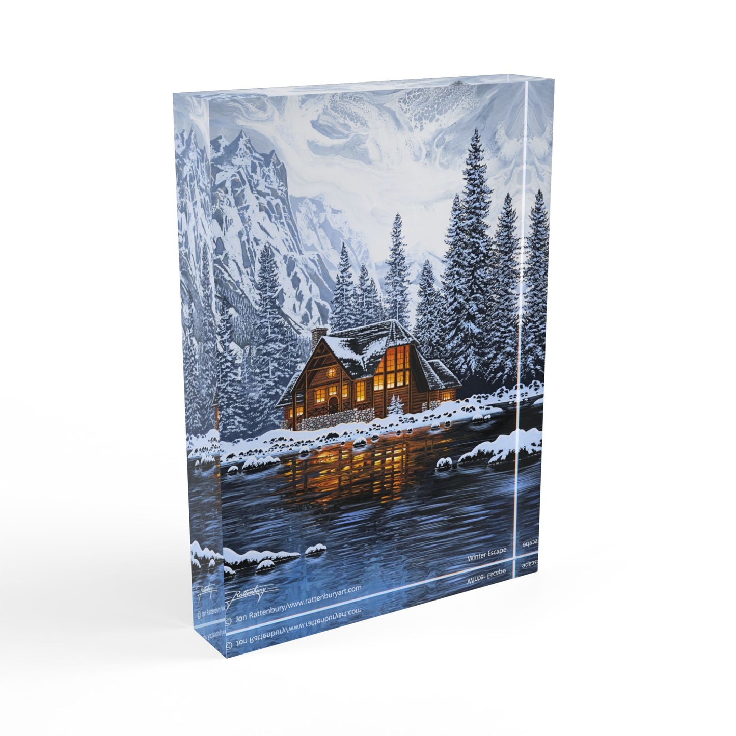 Acrylic Photo Block - Winter Escape