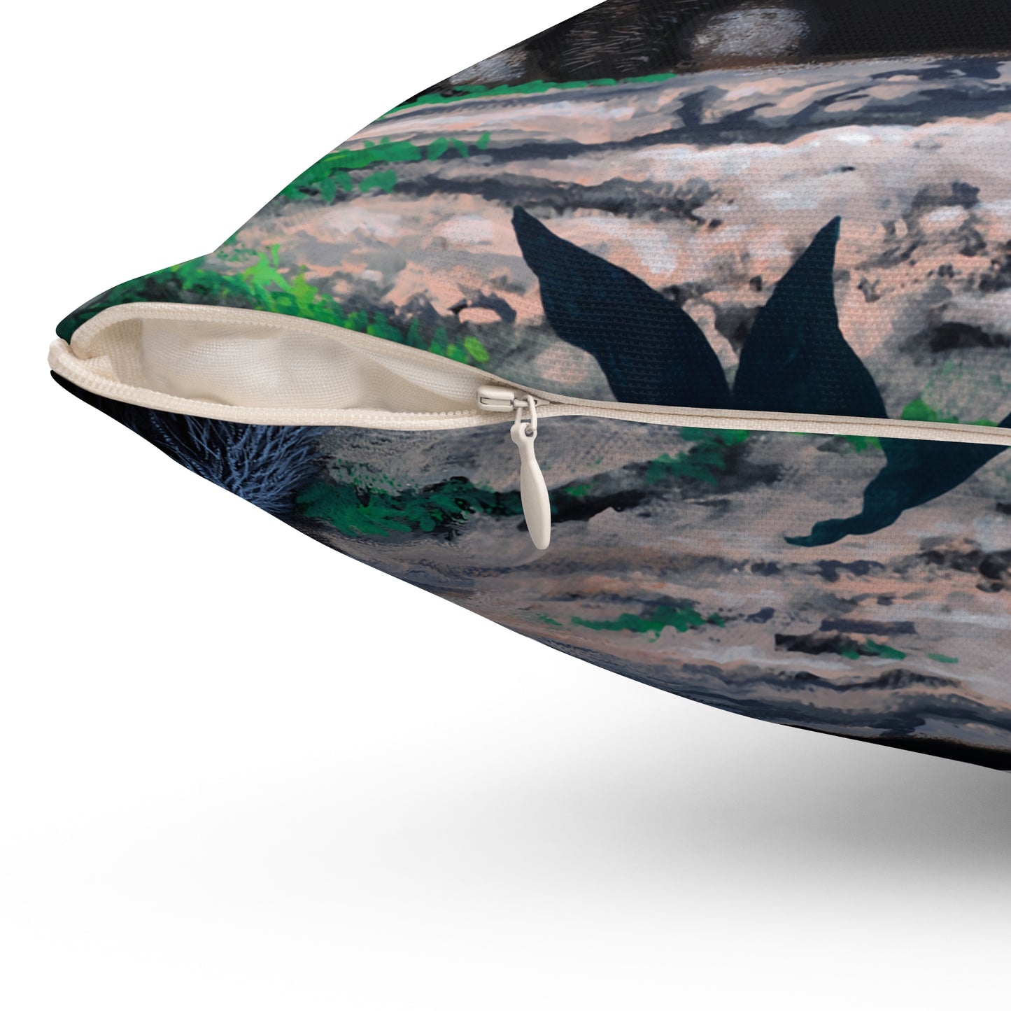 Spun Polyester Square Pillow - Nap Time