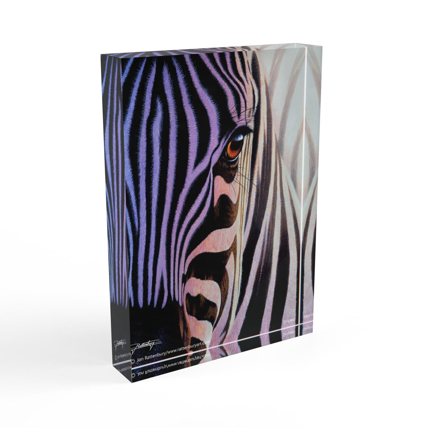 Acrylic Photo Block - Striped
