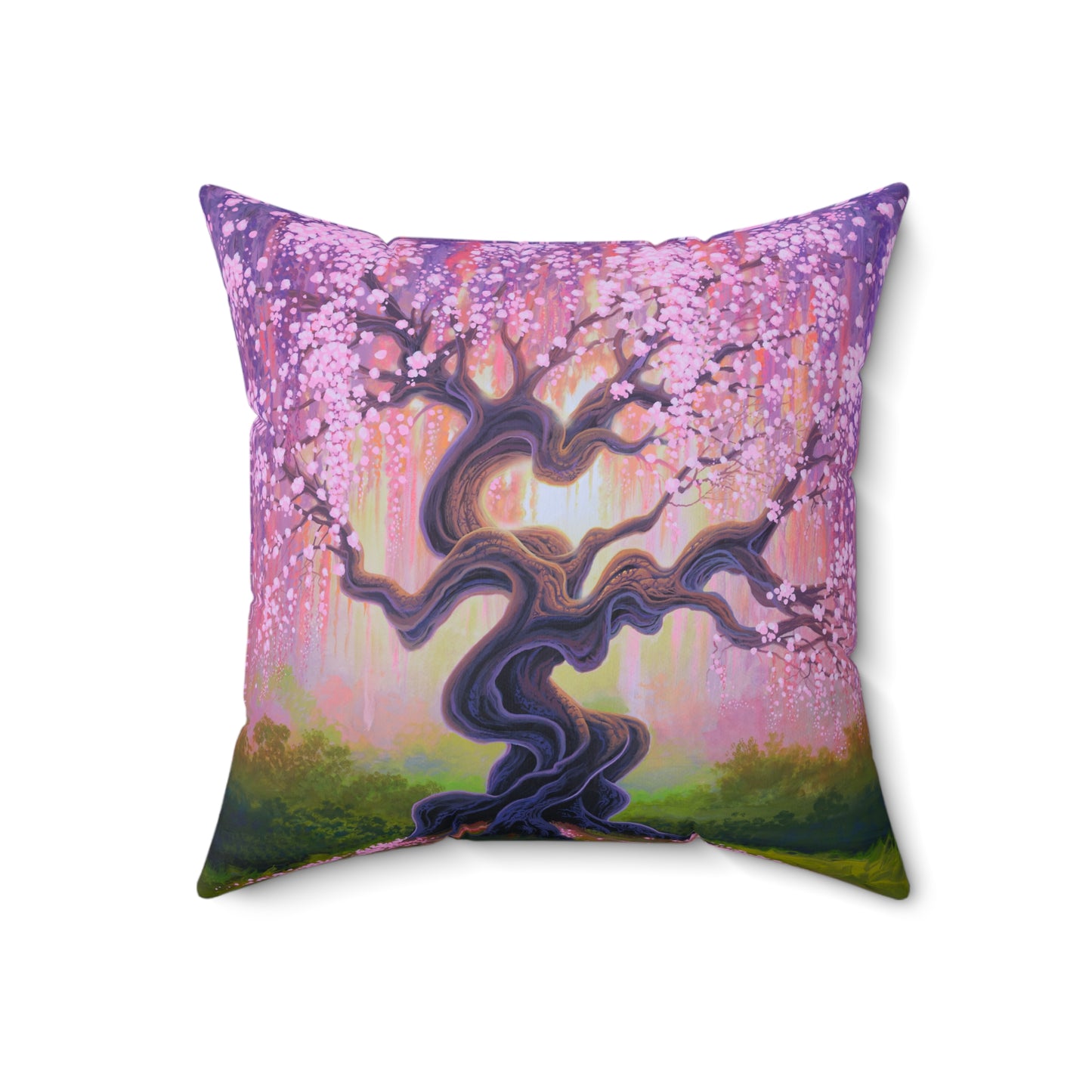 Spun Polyester Square Pillow - Spring to Life