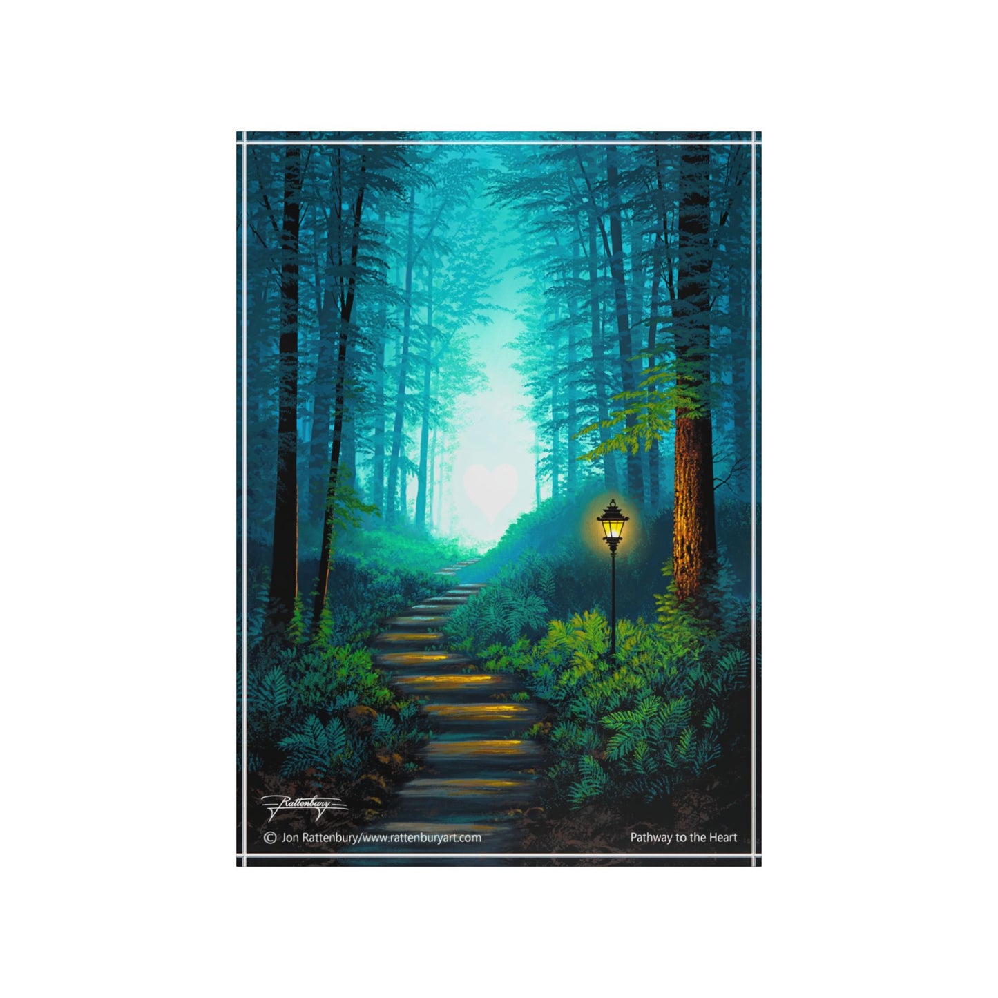 Acrylic Photo Block - Pathway to the Heart
