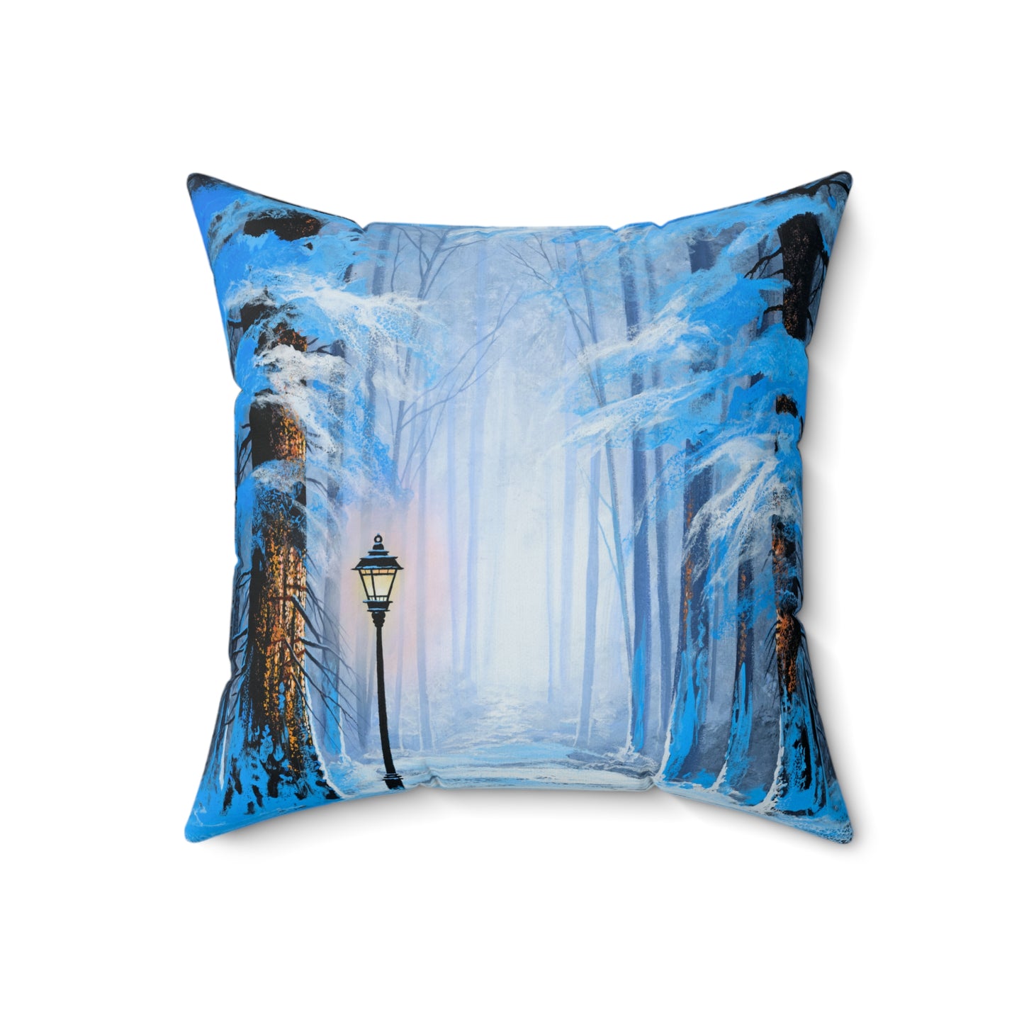 Spun Polyester Square Pillow - Lighting the Way