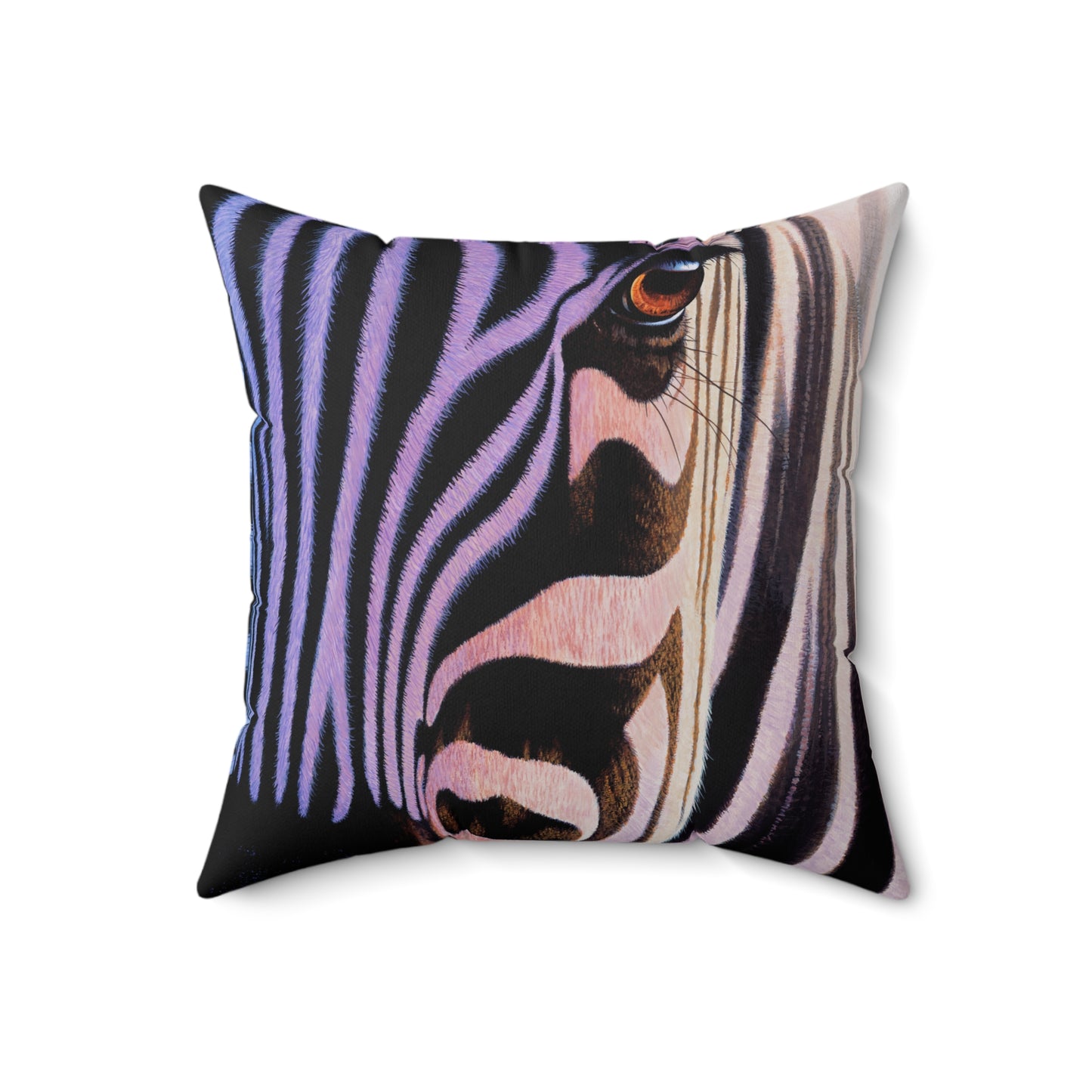 Spun Polyester Square Pillow - Striped