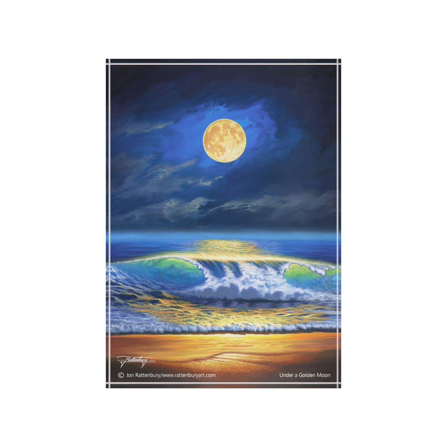 Acrylic Photo Block - Under a Golden Moon