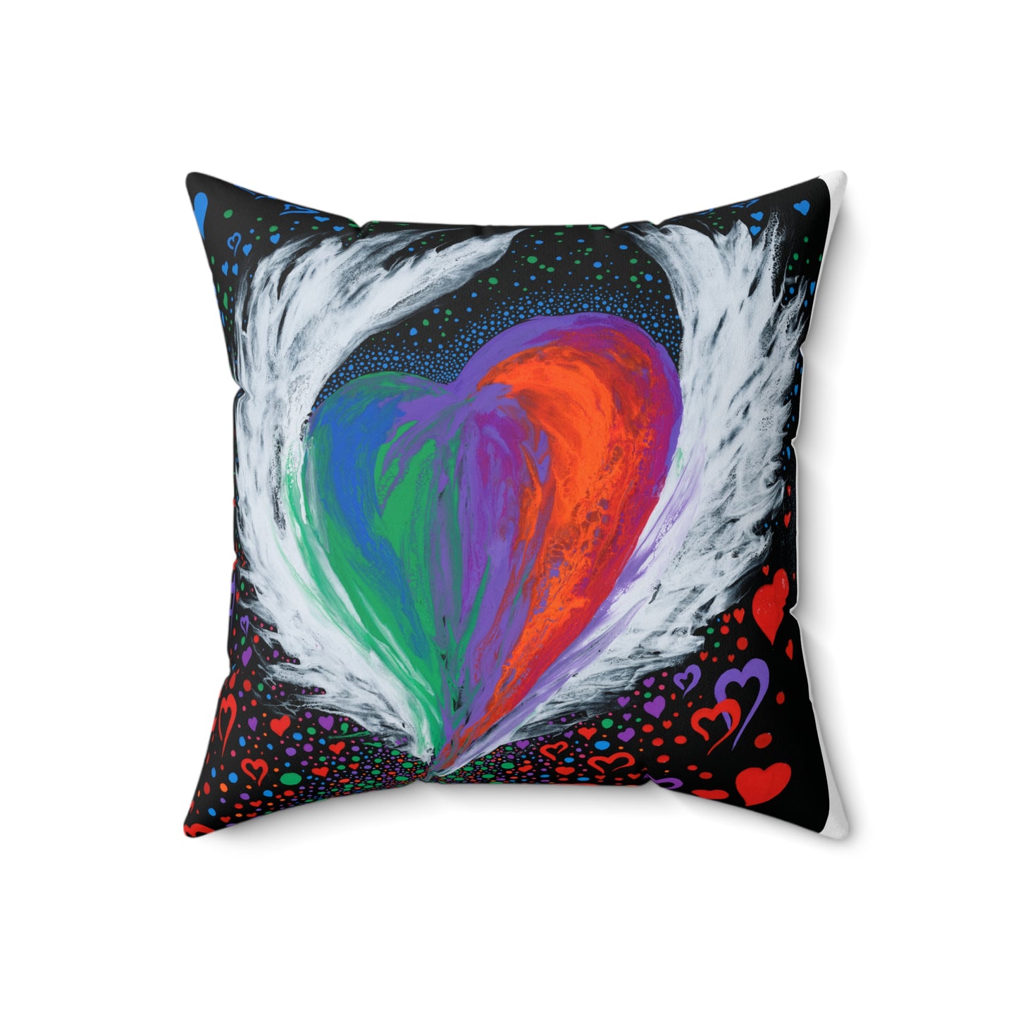 Spun Polyester Square Pillow - Fly Me Away
