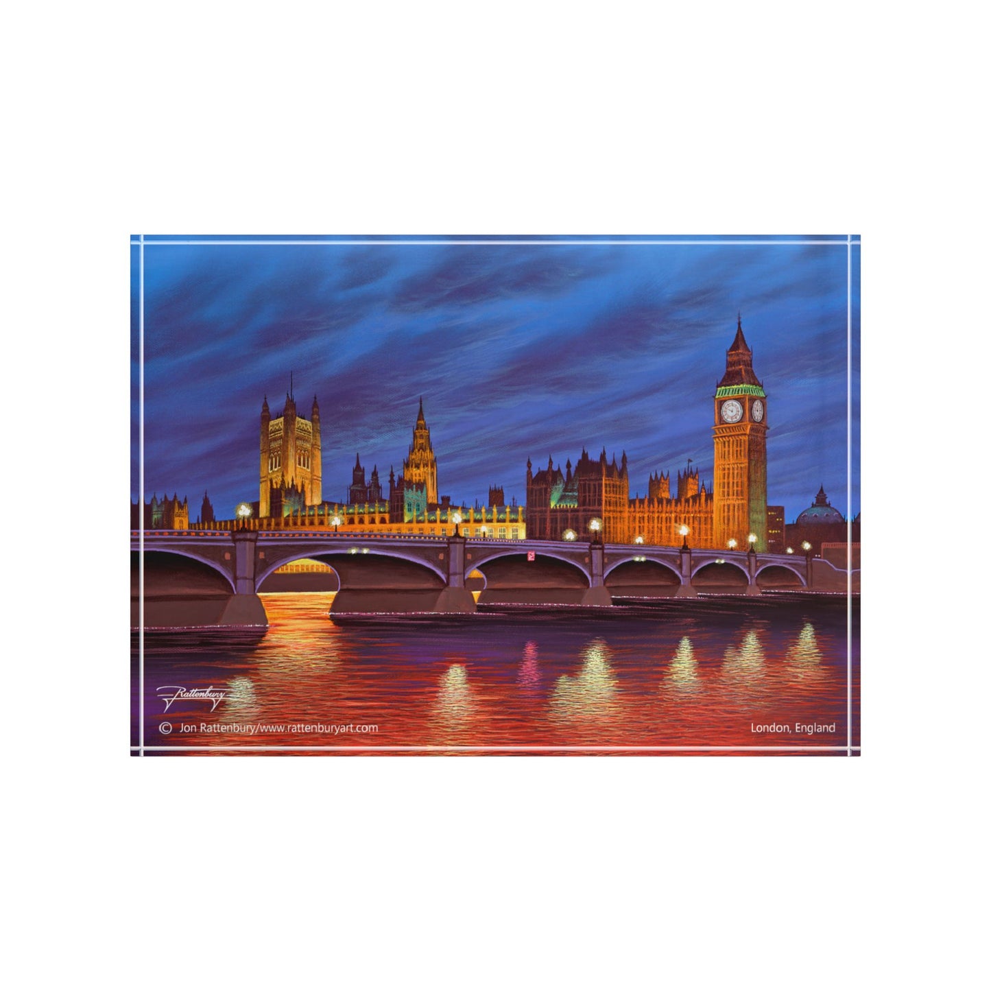Acrylic Photo Block - London England