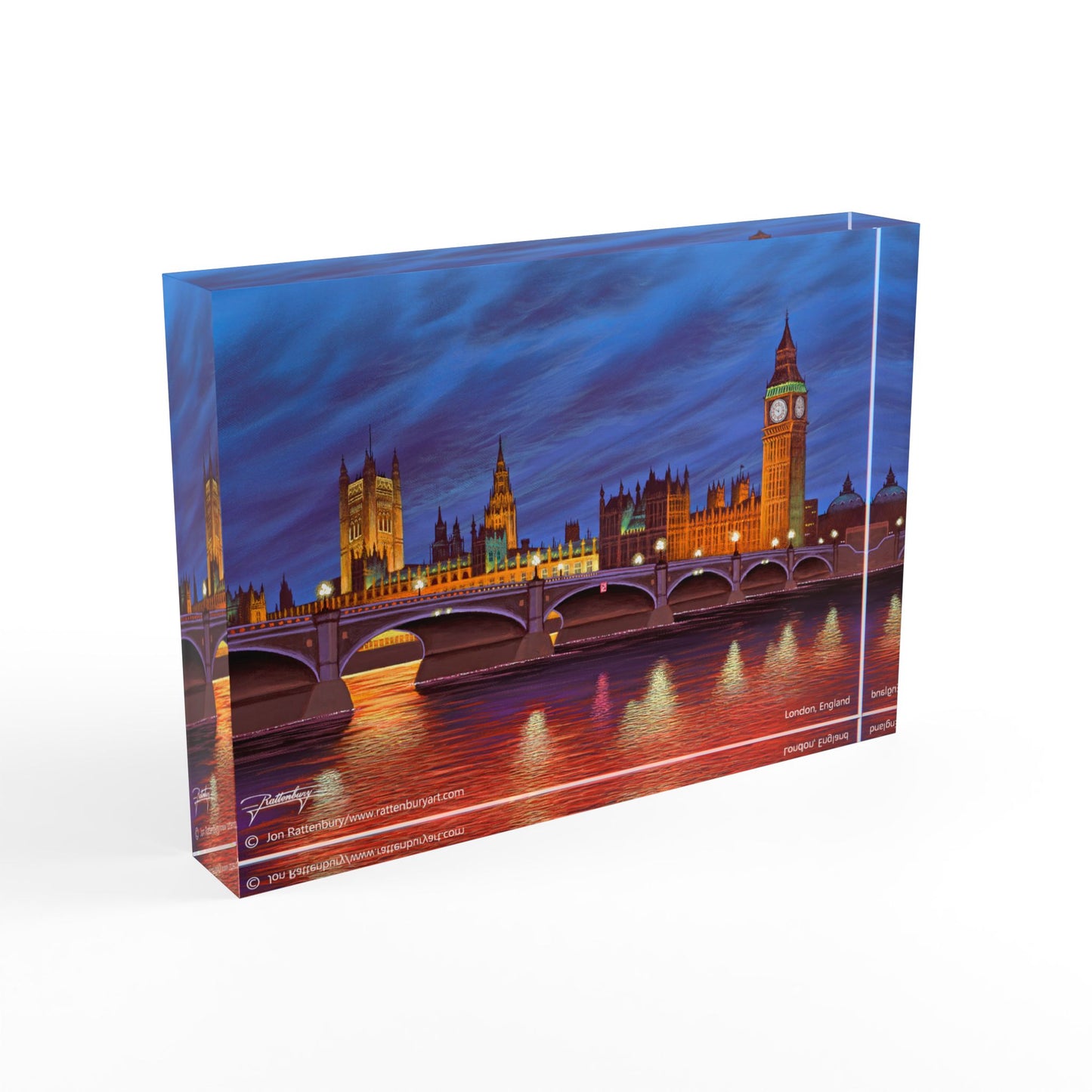 Acrylic Photo Block - London England