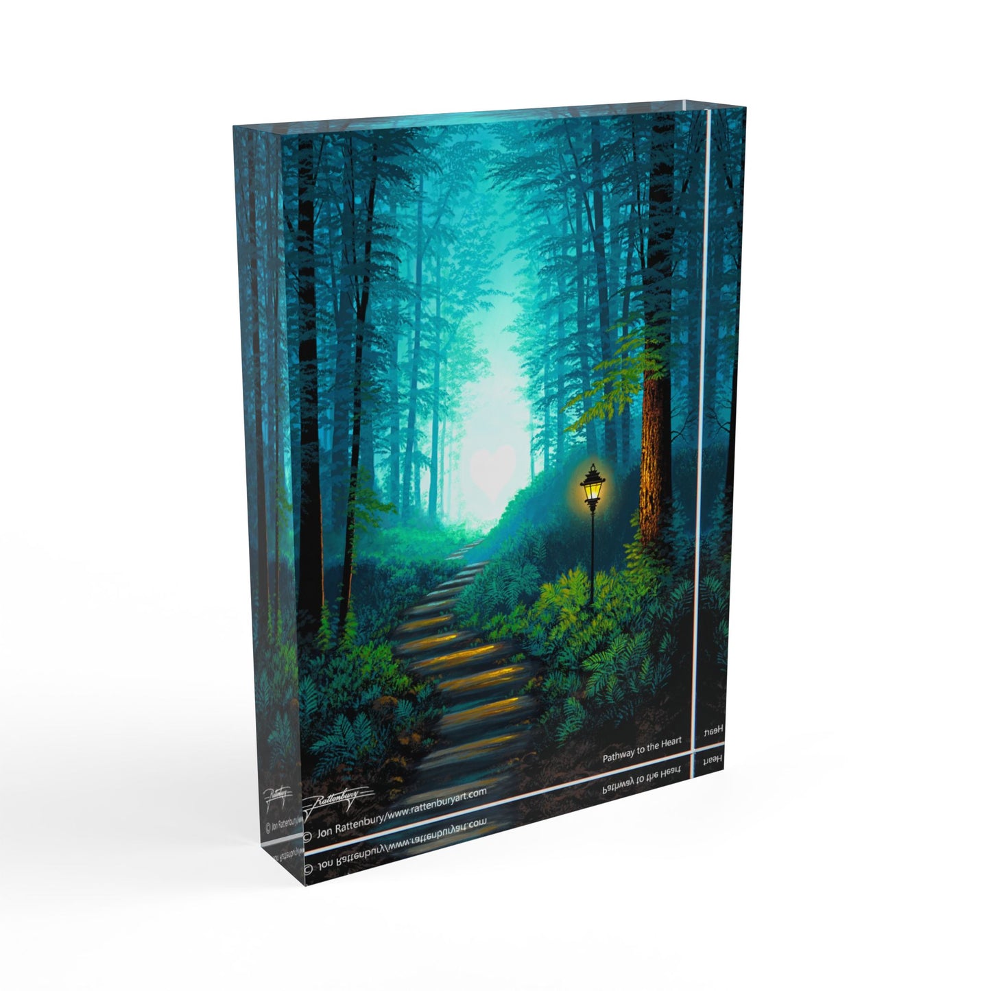 Acrylic Photo Block - Pathway to the Heart