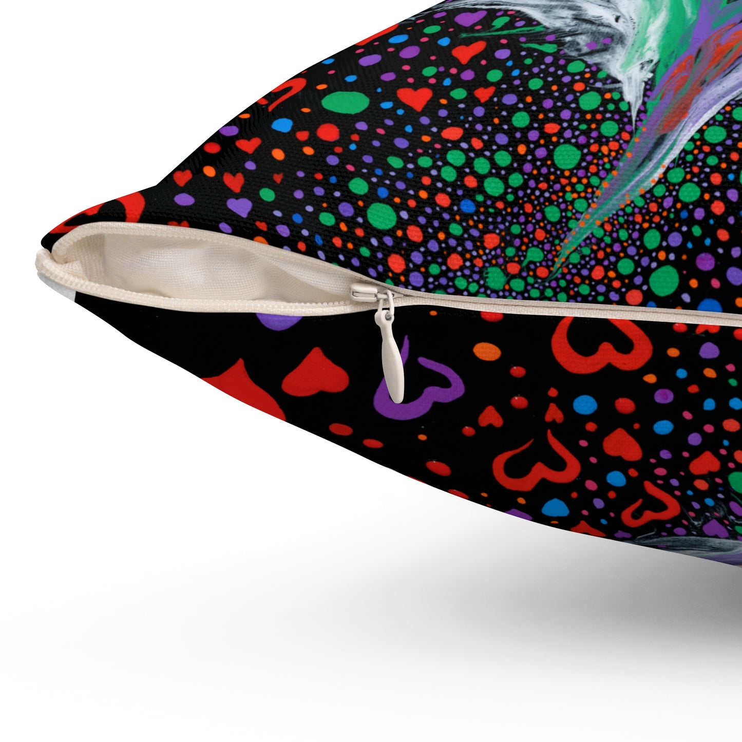 Spun Polyester Square Pillow - Fly Me Away