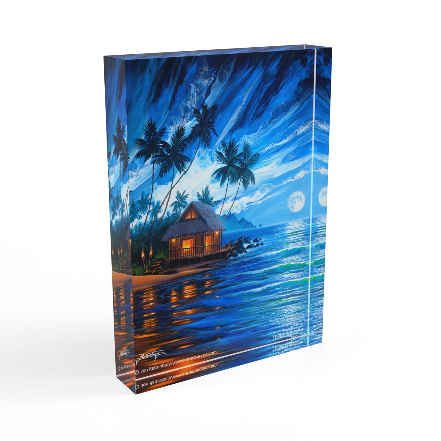 Acrylic Photo Block - Escape to Paradise