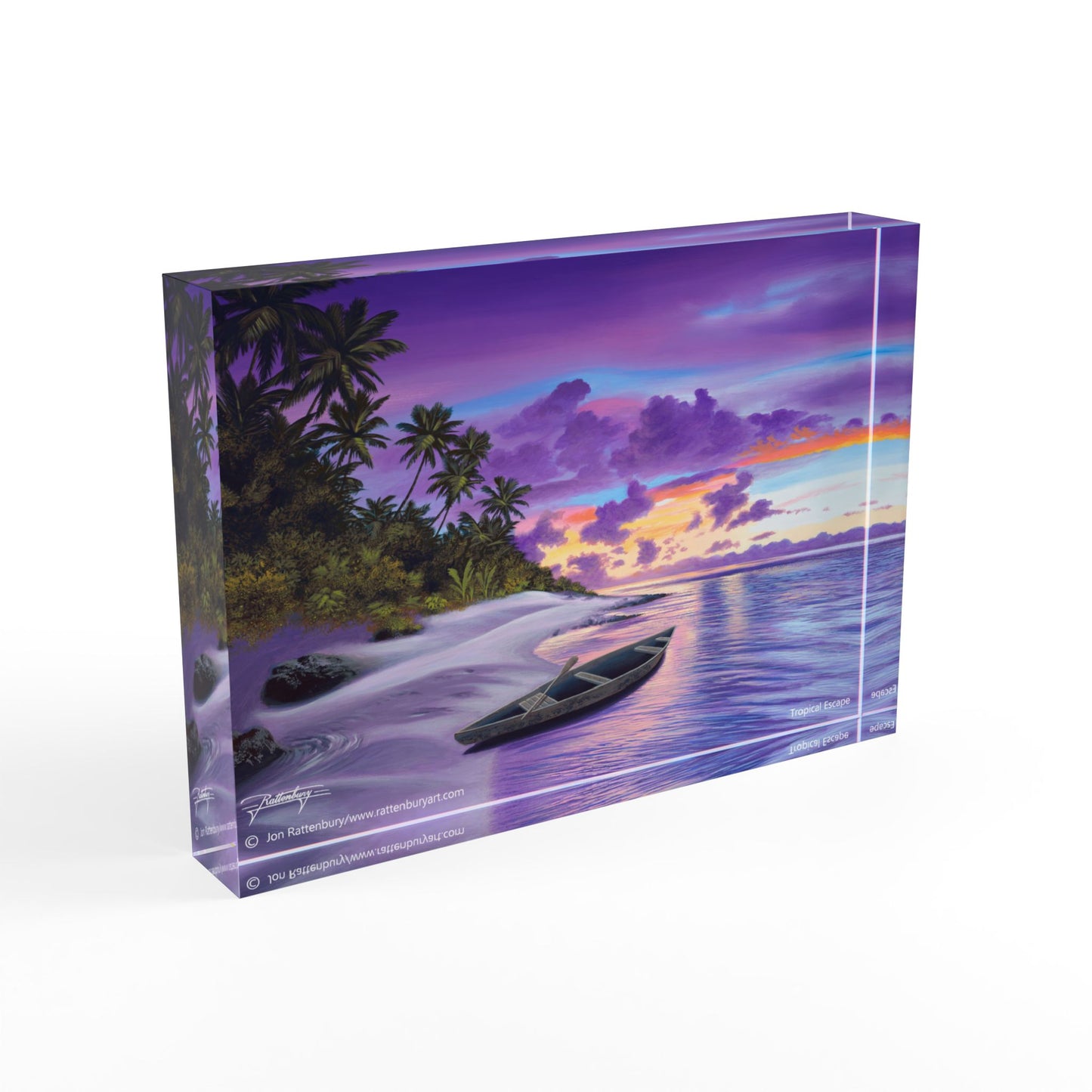 Acrylic Photo Block - Tropical Escape