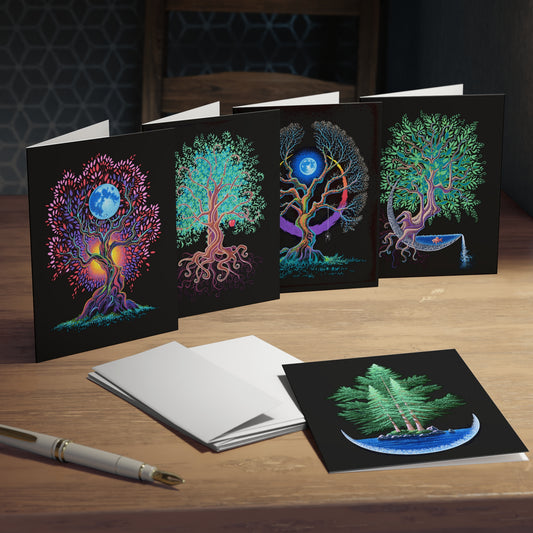 Multi-Design Greeting Cards (5-Pack) Trees