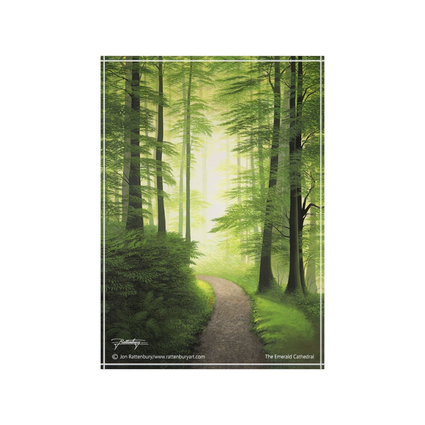 Acrylic Photo Block - The Emerald Cathedral