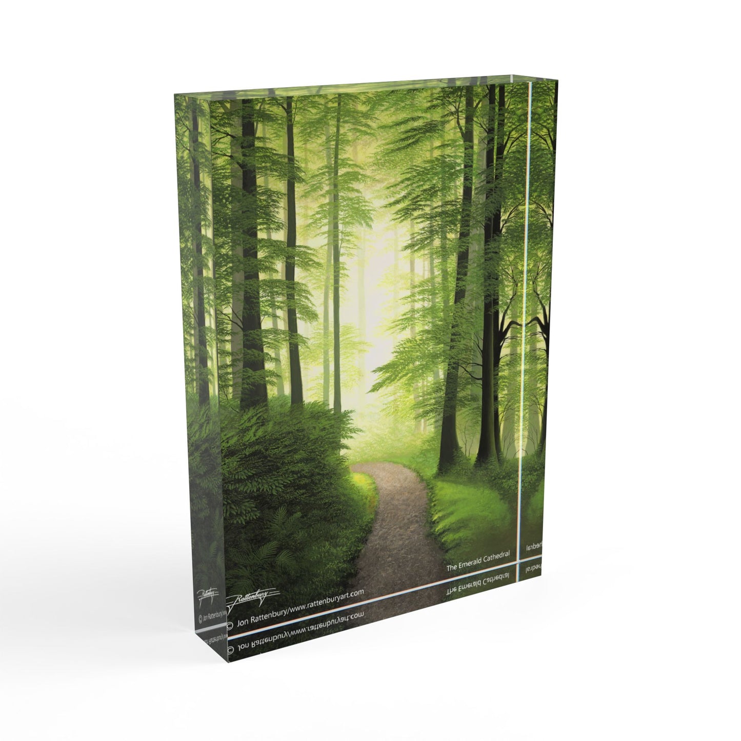 Acrylic Photo Block - The Emerald Cathedral