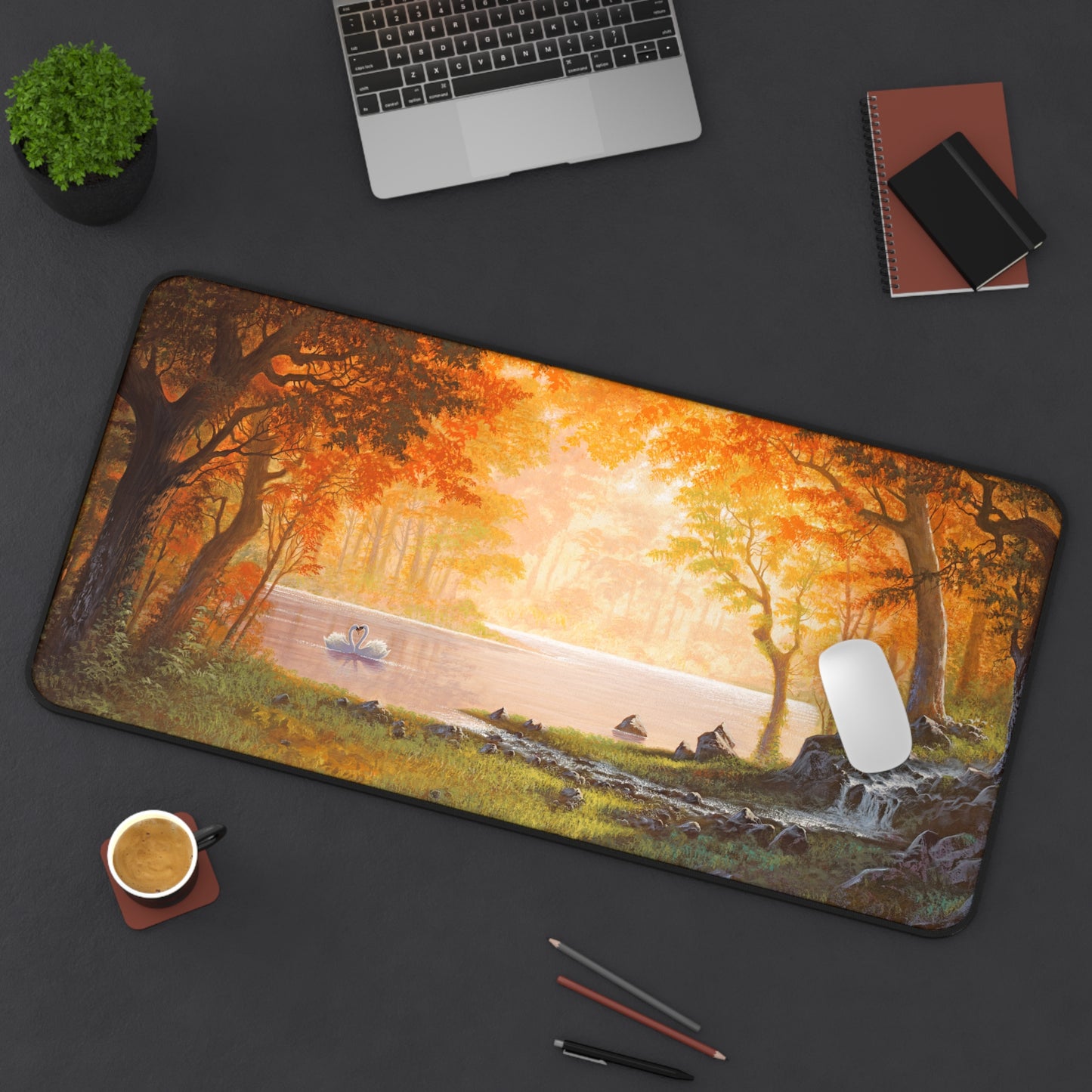 Desk Mat - Autumn Heart