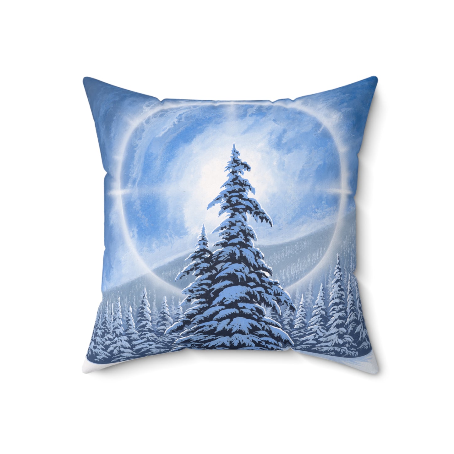 Spun Polyester Square Pillow - Enlightened