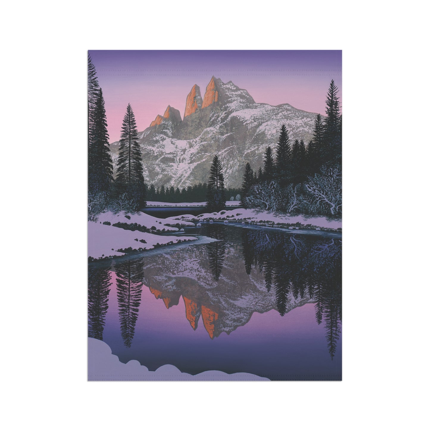 Garden & House Banner - Majestic Reflections