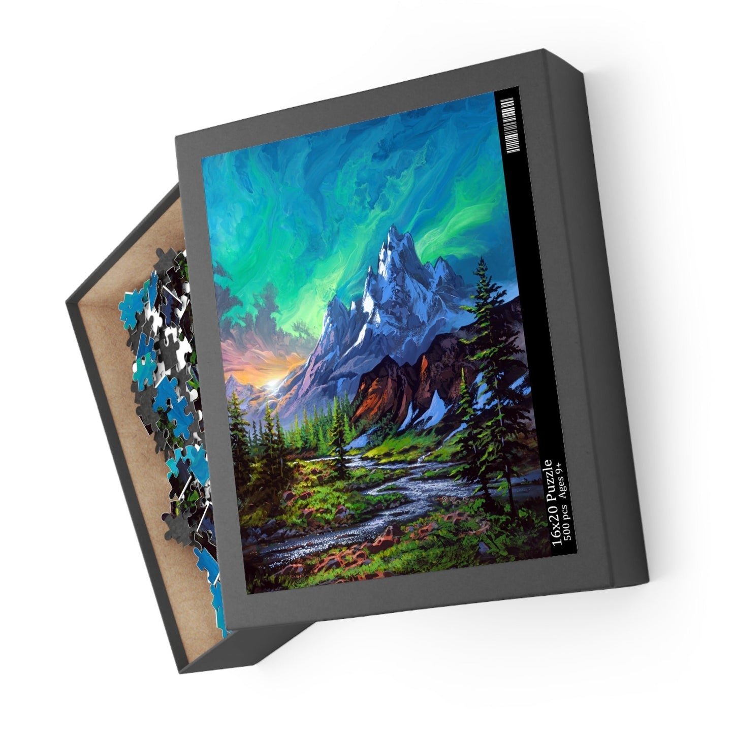 Puzzle (500-Piece) - Aurora Sunset