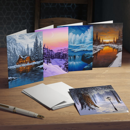 Multi-Design Rattenbury Holiday Greeting Cards (5-Pack) Blank inside