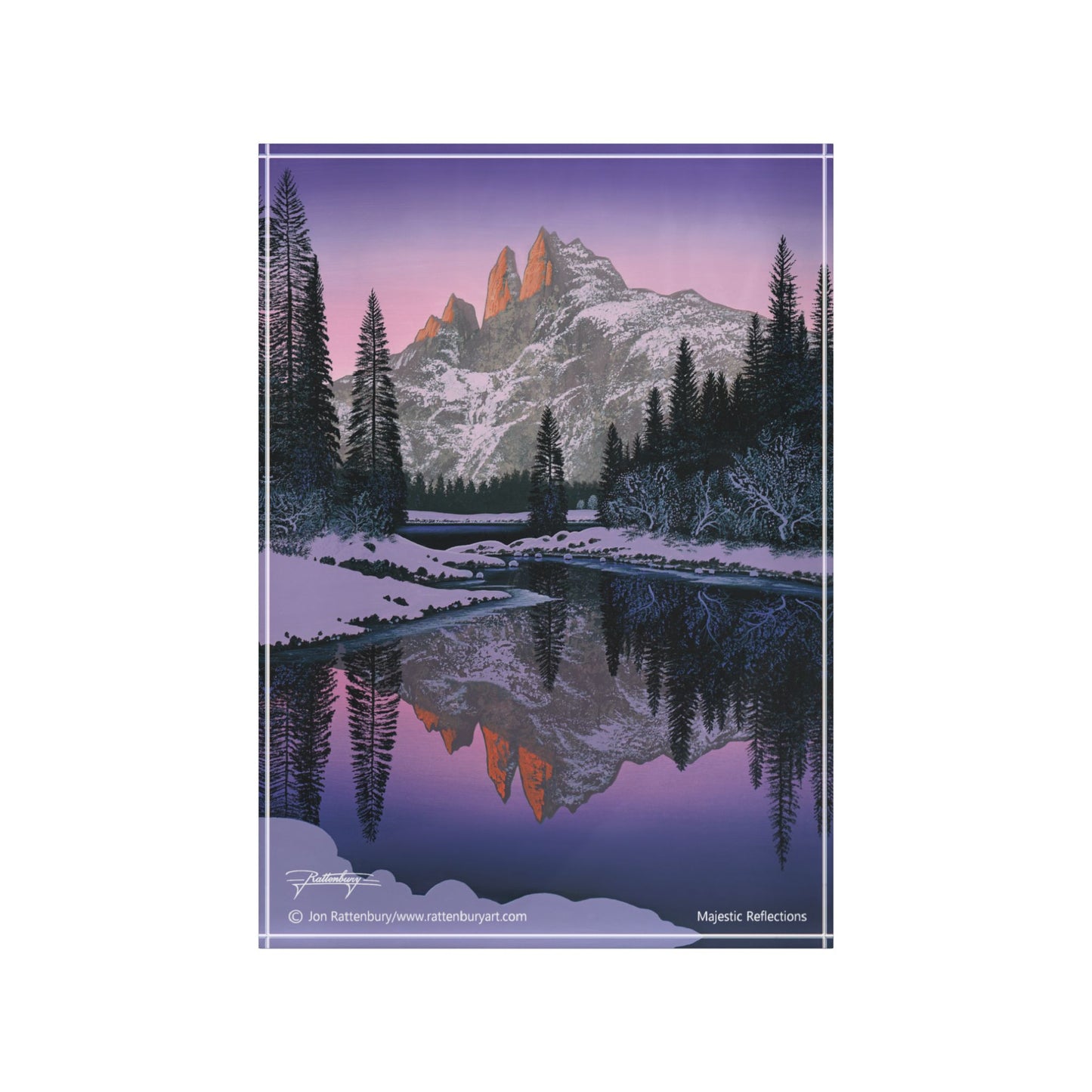 Acrylic Photo Block - Majestic Reflections