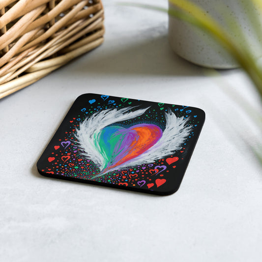 Cork-back coaster - Fly Me Away
