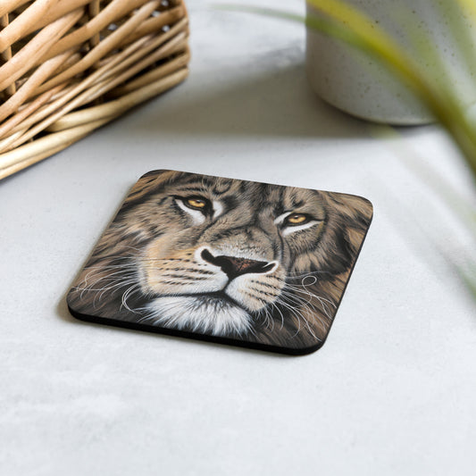 Cork-back coaster - Leo