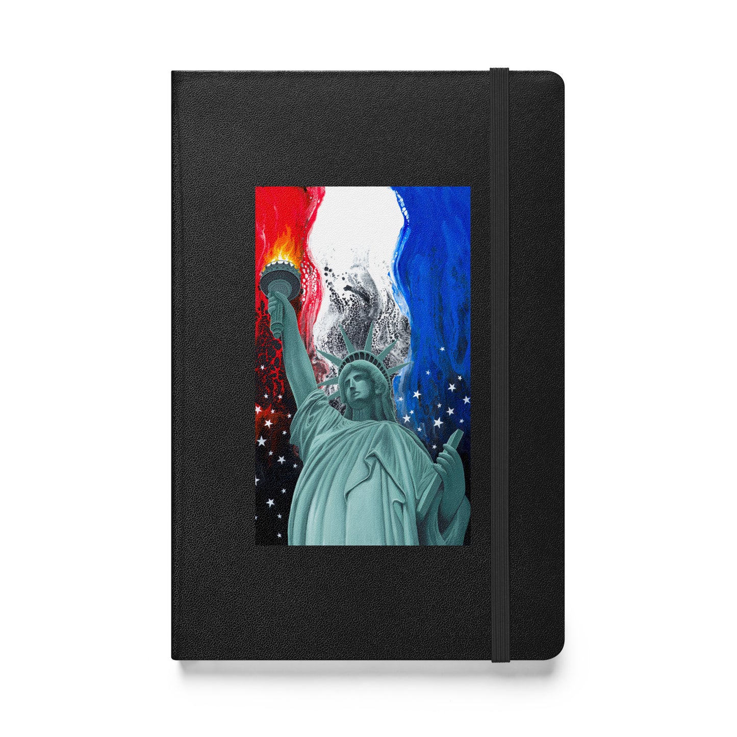 Hardcover bound notebook - Light of Liberty