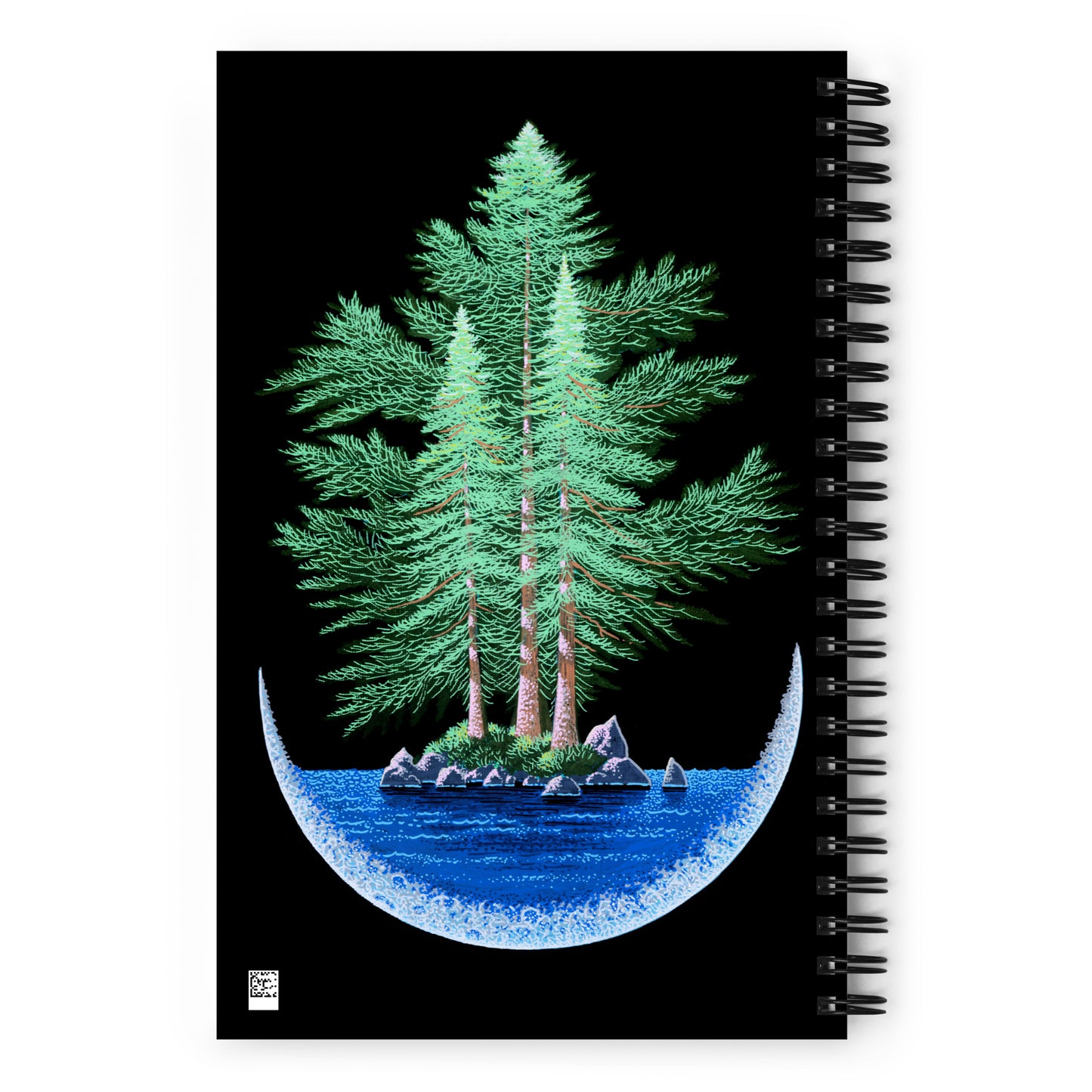 Spiral notebook - Crescent Isle