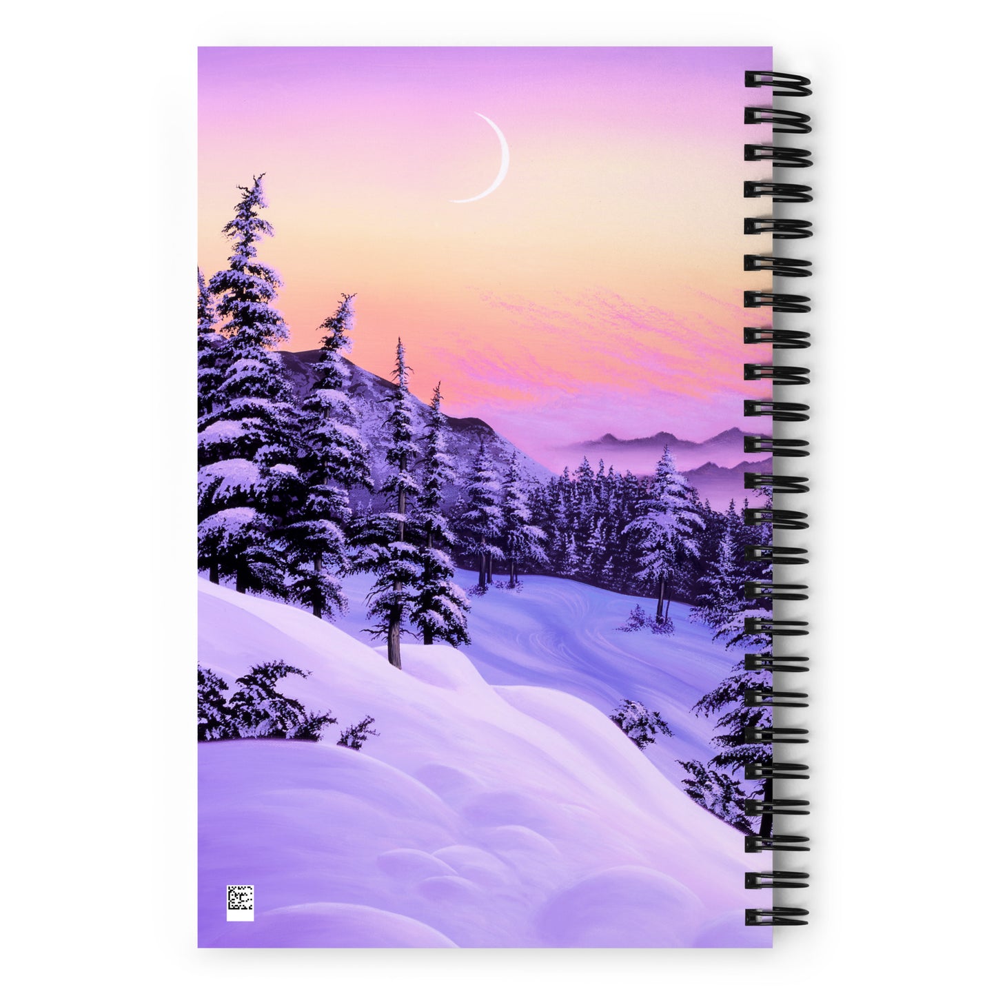 Spiral notebook Winter Moon
