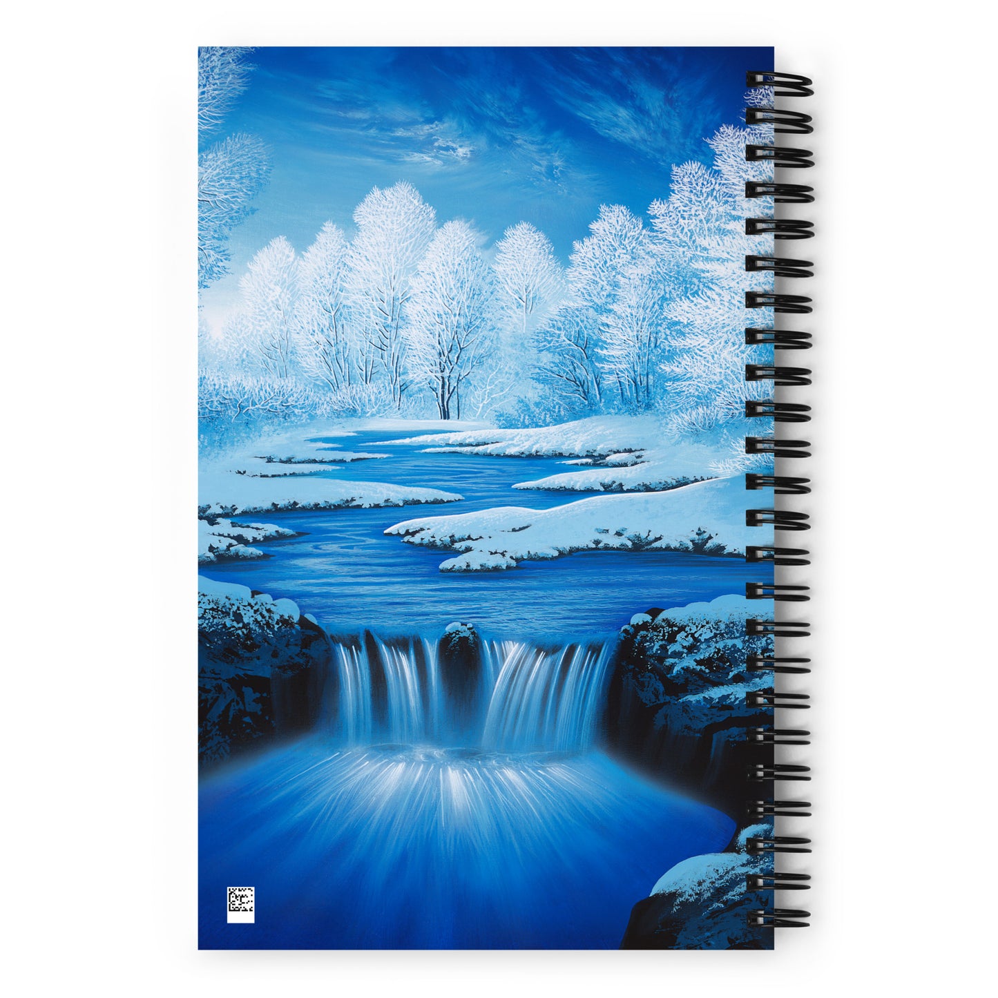 Spiral notebook - Blue Cascade