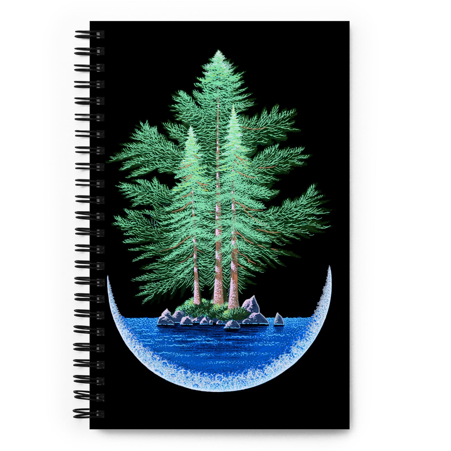 Spiral notebook - Crescent Isle