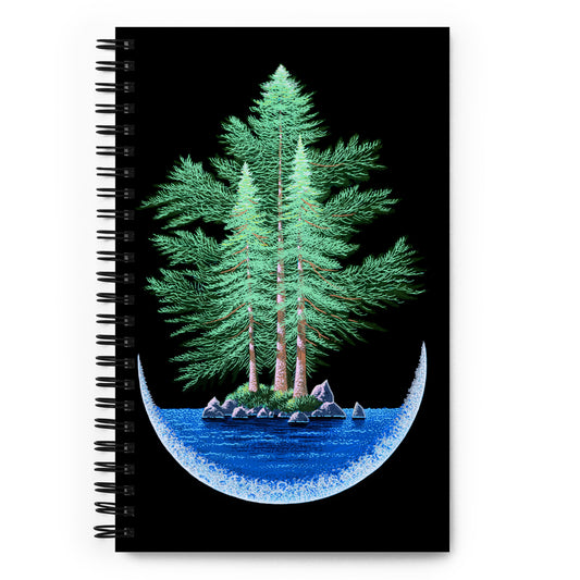 Spiral notebook - Crescent Isle