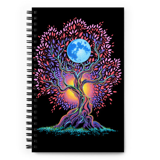 Spiral notebook - Lunar Embrace
