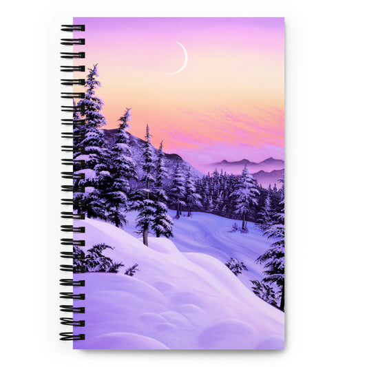 Spiral notebook Winter Moon