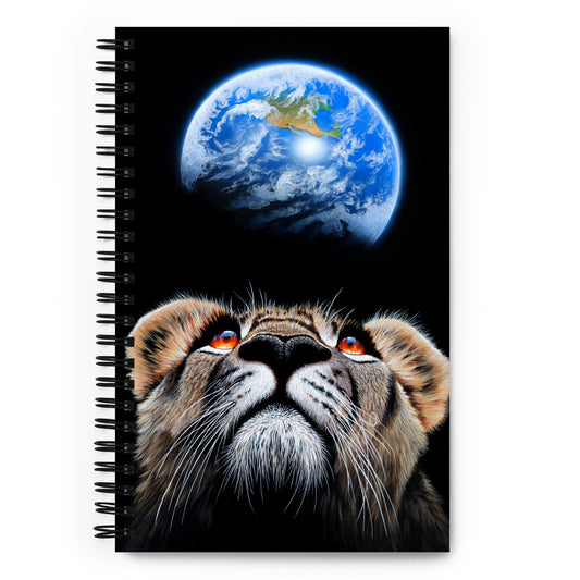 Spiral notebook World View