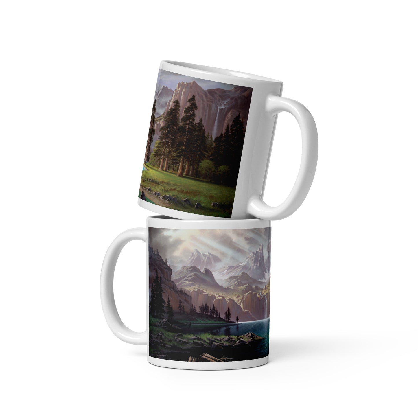 White glossy mug - Symphony of the Sierras