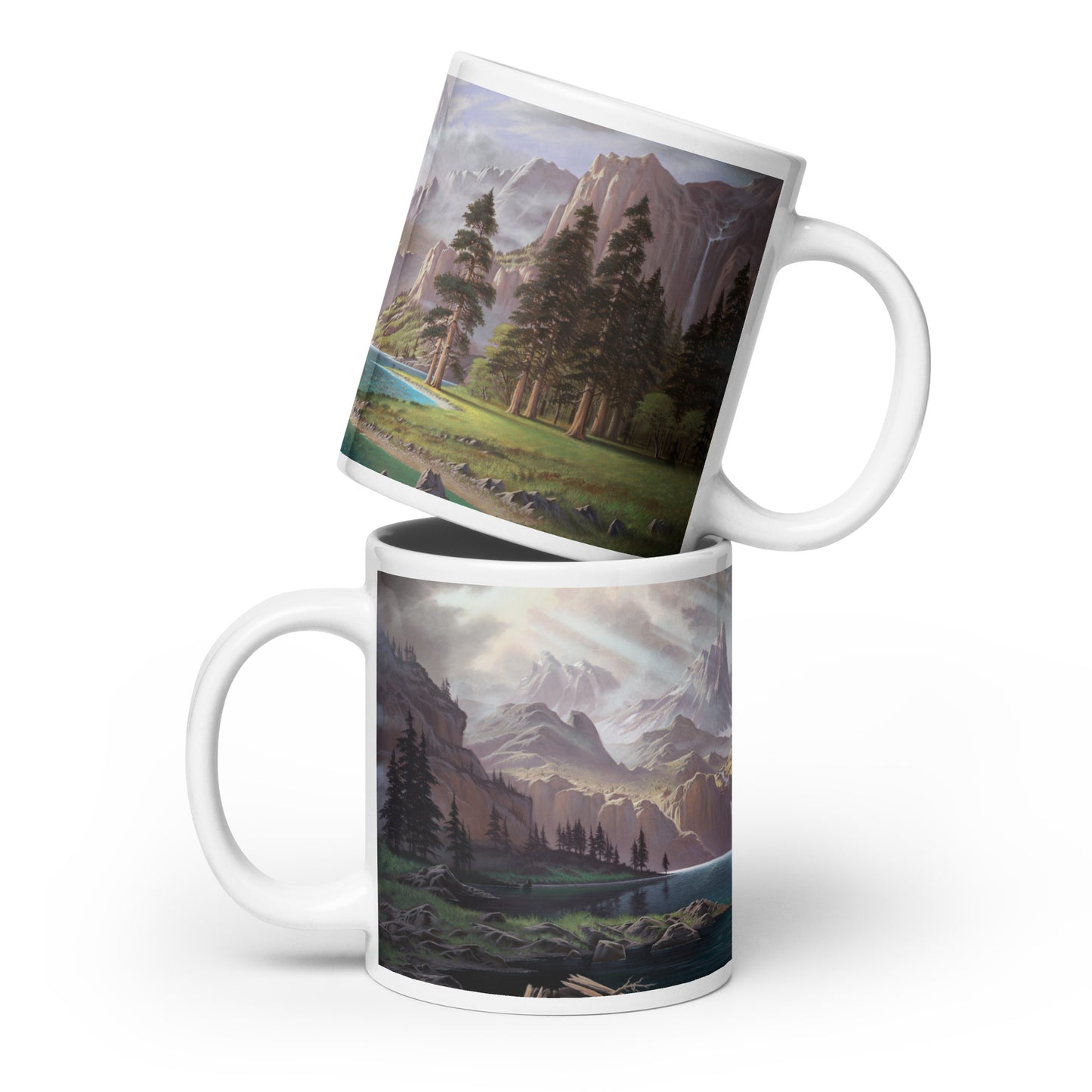 White glossy mug - Symphony of the Sierras