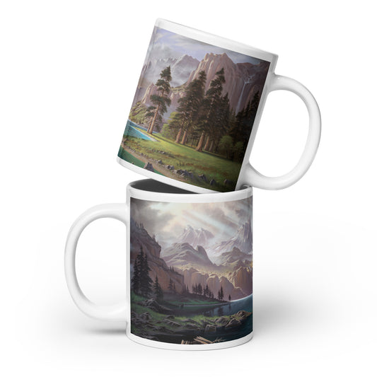 White glossy mug - Symphony of the Sierras