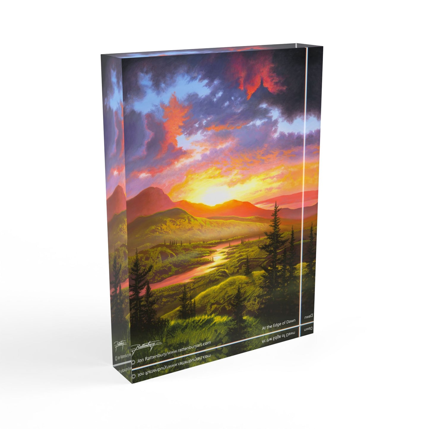 Acrylic Photo Block - At the Edge of Dawn