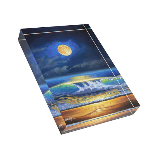 Acrylic Photo Block - Under a Golden Moon