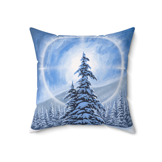 Spun Polyester Square Pillow - Enlightened