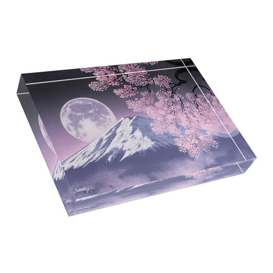 Acrylic Photo Block - Evening Sakura