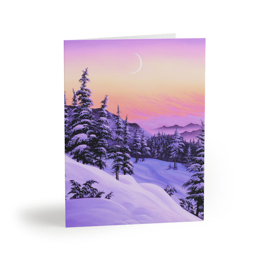 Greeting cards (8, 16, or 24 pack) - Winter Moon